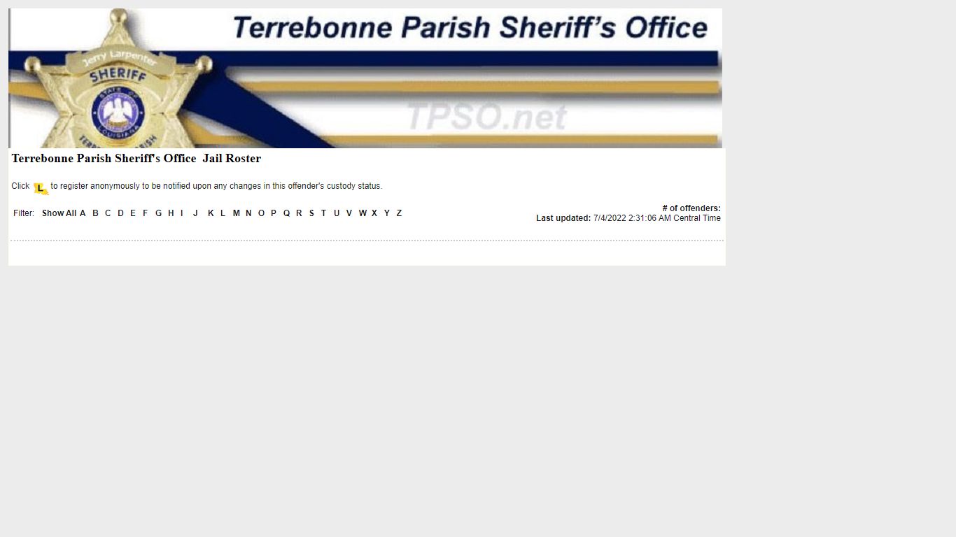 Terrebonne Parish Jail