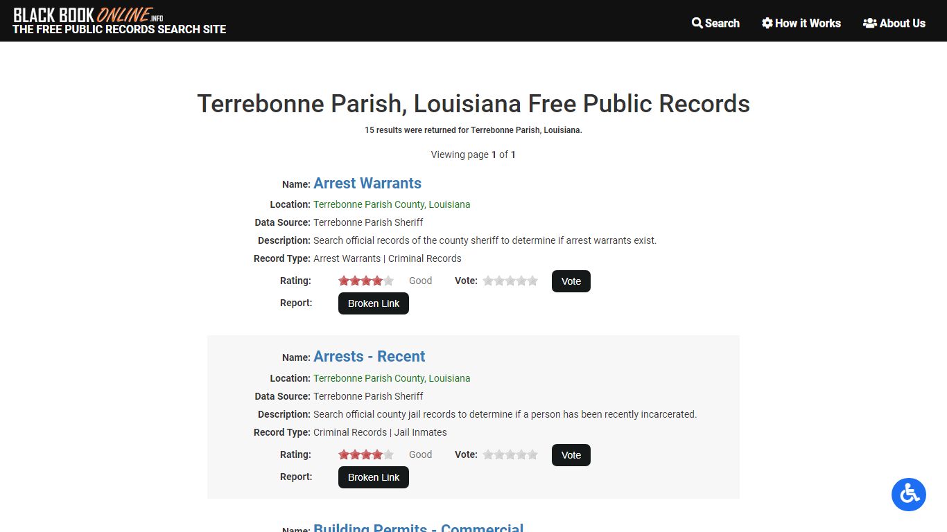 Terrebonne Parish, LA Free Public Records | Criminal ...